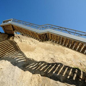 Treppe am Kliff