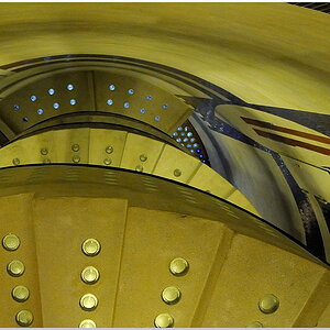 D30 0167f: Art Deco - Treppe im Haus Atlantis in der Böttcherstraße in Bremen
