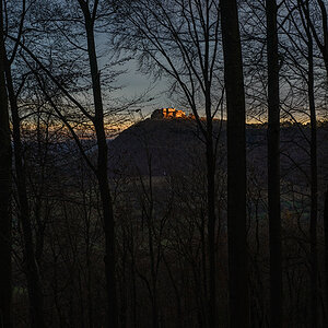Hohenneuffen Sonnenaufgang