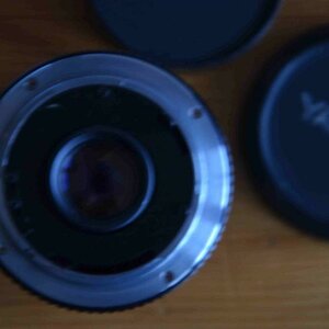Abb. 5 Das Yashica Objektiv (Bajonett)