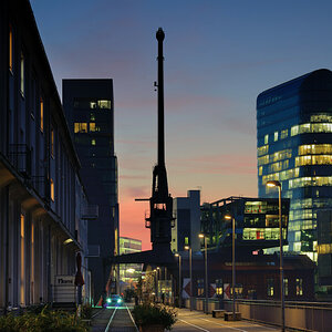 Hafen Düsseldorf @ blaue Stunde