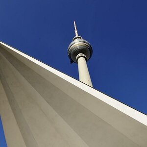 diagonal und nach oben gerichtet
