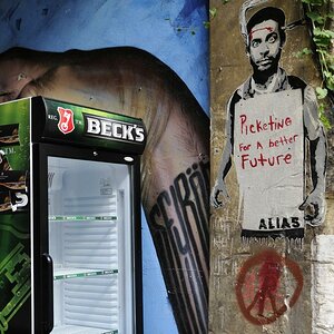 Grafiti platziert