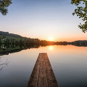 Sonnenuntergang, Buttisholz 14.07.2013