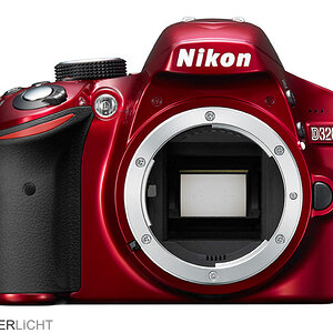 Nikon D3200 rot Bajonett red front mirror