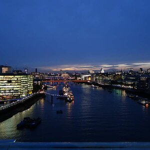 prächtige Sicht von der Towerbridge