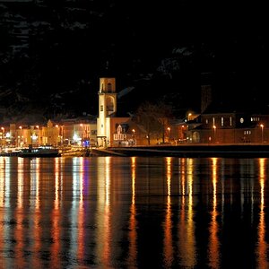 St. Goarshausen an einem kalten Winterabend