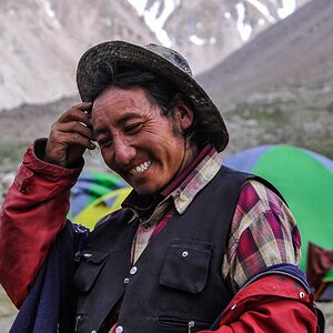Tibetischer Sherpa auf dem Kailash-Trek