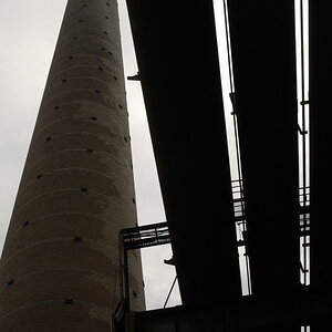 Landschaftspark Duisburg. Horizontal und vertikal.