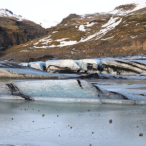 Gletscher Solheimajökull 2