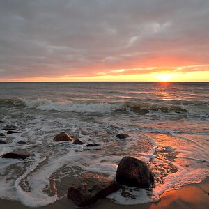 Abendstimmung am Ostseestrand