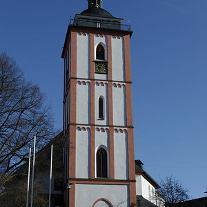 Nikolaikirche mit dem Wahrzeichen der Stadt Siegen, dem "Krönchen"
