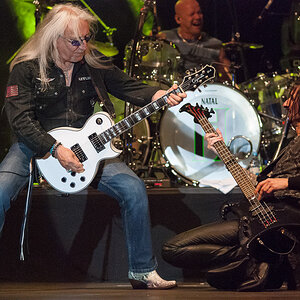 DSC 7817 
Mick Box und Davey Rimmer, Uriah Heep