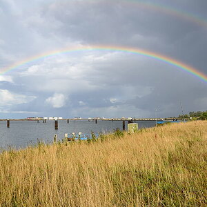 Doppelregenbogen in Olpenitz
