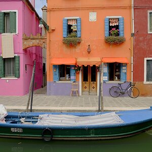 Burano mit Fahrrad