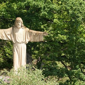 Christus Statue bei Meggenhorn LU