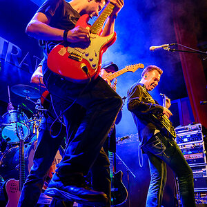 Wolfgang Uhlich, Thomas Fiebig, Dire Strats im Café Hahn, Koblenz am 10.05.2014