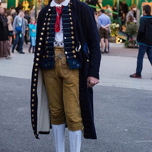 Seltene Tracht auf der Wiesn