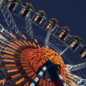Riesenrad auf der Oktoberfest-Wies'n