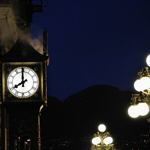 "Steam Clock" an der Waterfront Vancouver