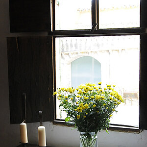 Finca auf Mallorca - Blumenfenster