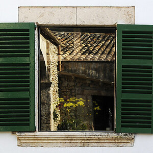 Finca auf Mallorca - Hoffenster