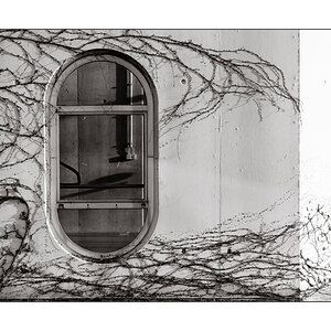 Fenster an der Universitaet Bielefeld