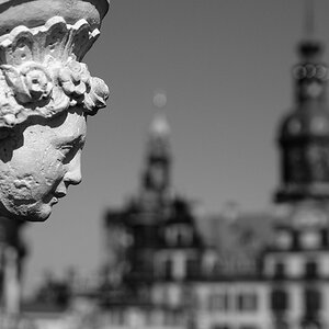 Blick auf den Zwinger