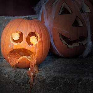 Halloween Kürbis