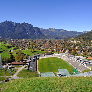 Blick auf Garmisch Partenkirchen