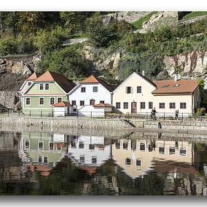 Häuser Moldau