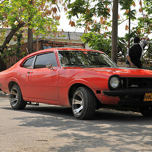 Ford Maverick Coupé 1970/71 
(wer hat den denn ins Land geholt, das war doch zu der Zeit verboten)
3554