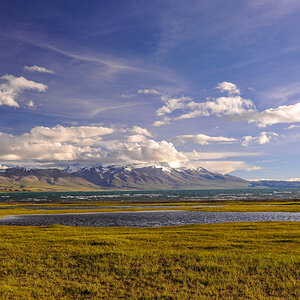 Lake Manasarovar mit Gurla Mandhata 7649m