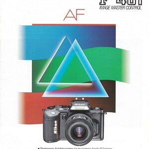 Nikon F401 front