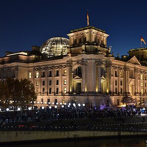 Lichtgrenze, 25 Jahre Berliner Mauer