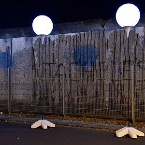 Lichtgrenze, 25 Jahre Berliner Mauer