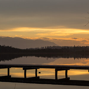 sunset Kirchsee
