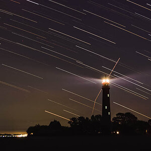 Startrails Flügge
