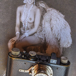Joséphine Baker und Leica I Nr. 15539 - Baujahr 1929
