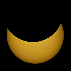 Bild 8, 11° 01´ 51"; ISO 100, 1/1250",

Nikon D610 am Celestron C8 Ultima PEC, Baader "AstroSolar" - Sonnenfilterfolie, SVA mit Kabelfernauslöser;