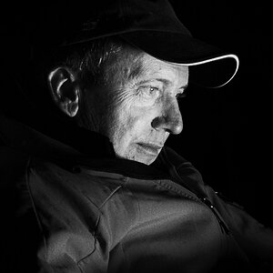 Wolfgang am Lagerfeuer