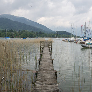 Tegernsee kalt u regnerisch