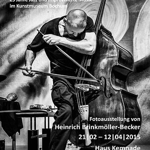 Plakat  Fotoausstellung 'Klangbilder' im Haus Kemnade Hattingen