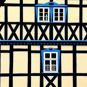Fachwerkhaus Hohnstein / Sachsen