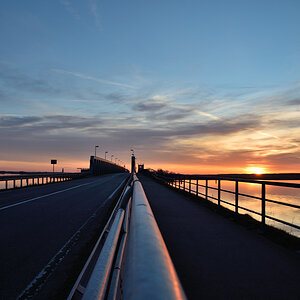 Bruecke Anklam Sunset, 1