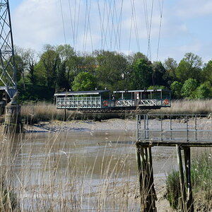 Pont Transbordeur, der Korb setzt über
DSE 0271