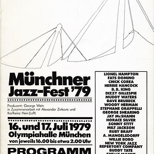 Jazzfest Muenchen 1980 Programheft 1