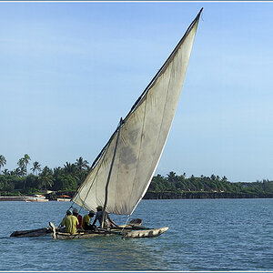 Dhau vor Sansibar