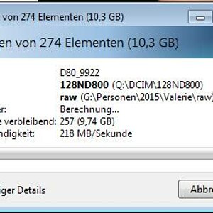 Lexar Lesegeschwindigkeit...