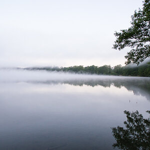 Bucht im Nebel